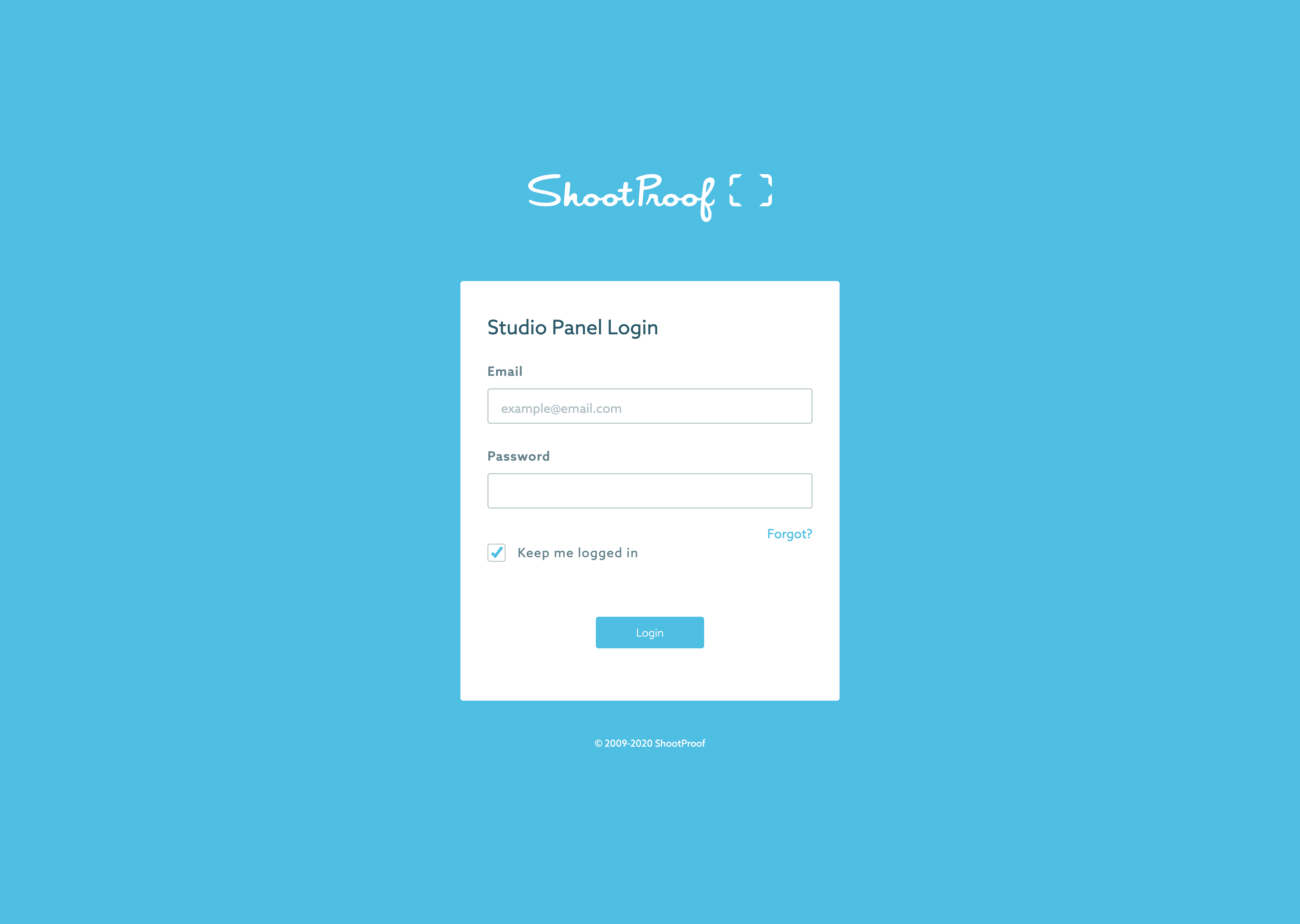 ShootProof Application Redesign